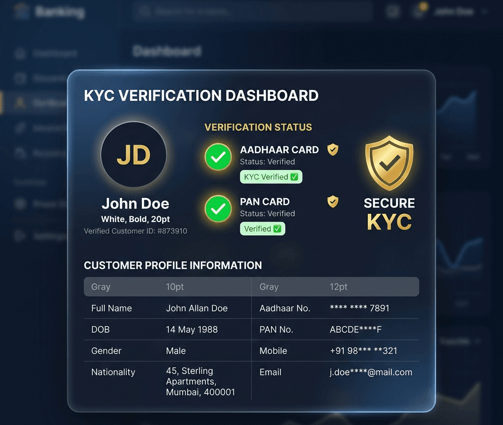 KYC Verification Screen